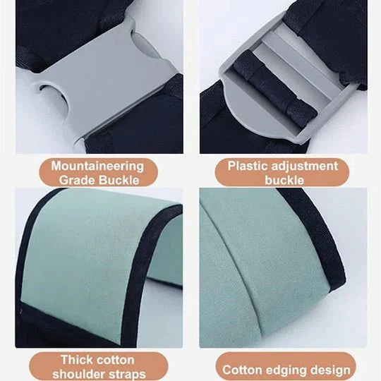 👶 50% DE RÉDUCTION! 🧸 Porte-bébé léger – Respirant, ajustable & confortable – Idéal pour les balades et les câlins en toute sécurité 🌿