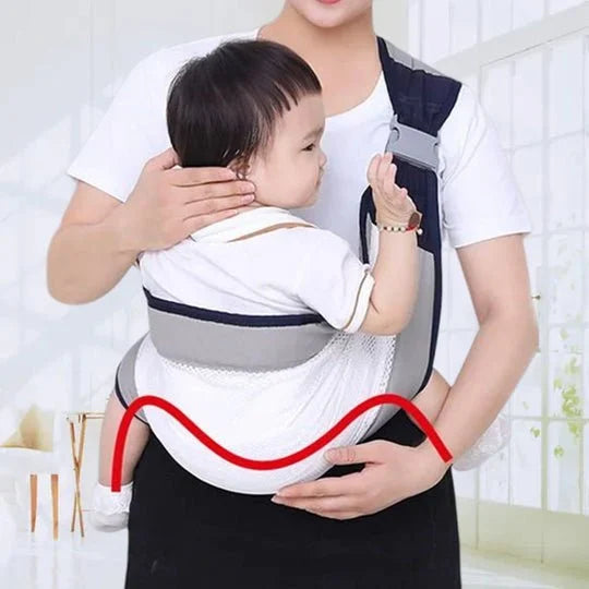👶 50% DE RÉDUCTION! 🧸 Porte-bébé léger – Respirant, ajustable & confortable – Idéal pour les balades et les câlins en toute sécurité 🌿