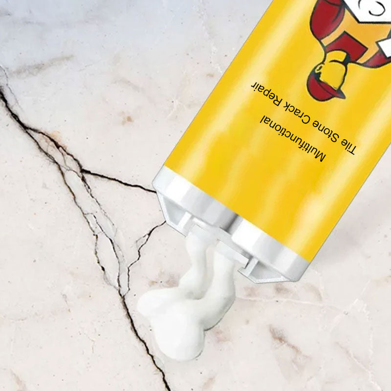 🧱 ACHETEZ 2 - RECEVEZ 1 GRATUIT ! ✨ Kit de Réparation Multifonctionnel pour Fissures (Carreaux/Pierre) - Coloration Précise et Résistance à l'Eau 🛠️💧