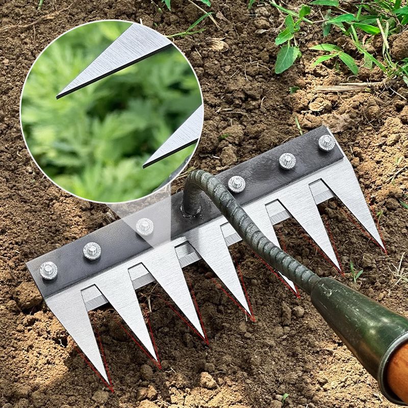 💐 50% DE RÉDUCTION ! Râteau Désherbeur Efficace – Arrache les Mauvaises Herbes Facilement 🌱✂️【Offre Limitée】