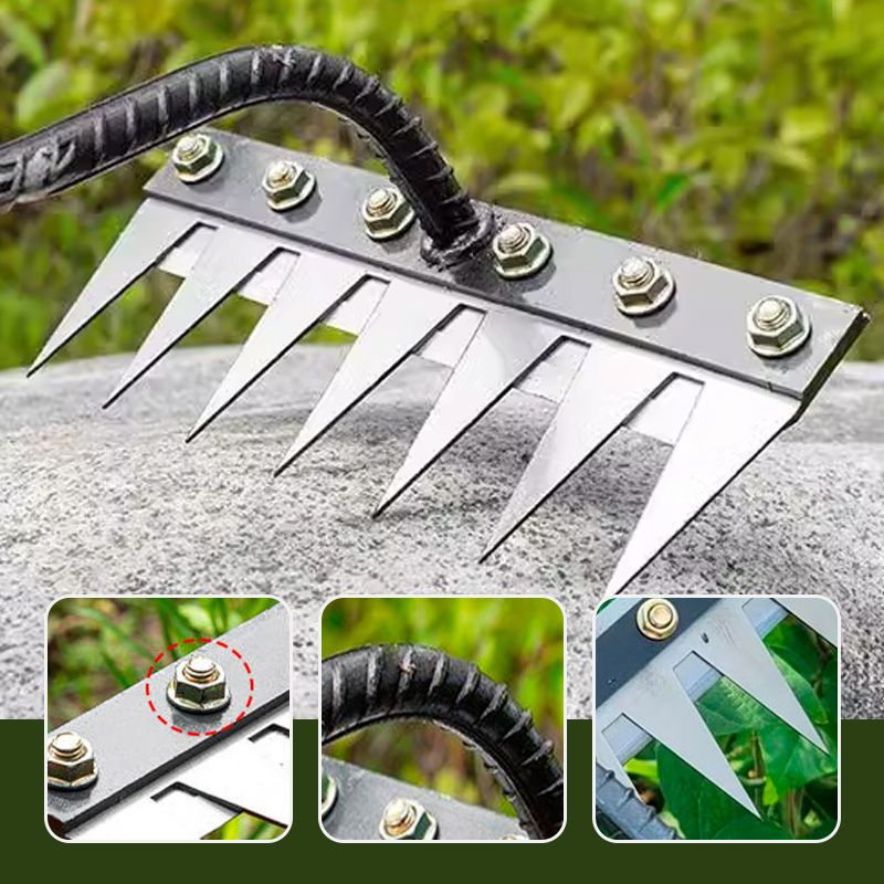 💐 50% DE RÉDUCTION ! Râteau Désherbeur Efficace – Arrache les Mauvaises Herbes Facilement 🌱✂️【Offre Limitée】
