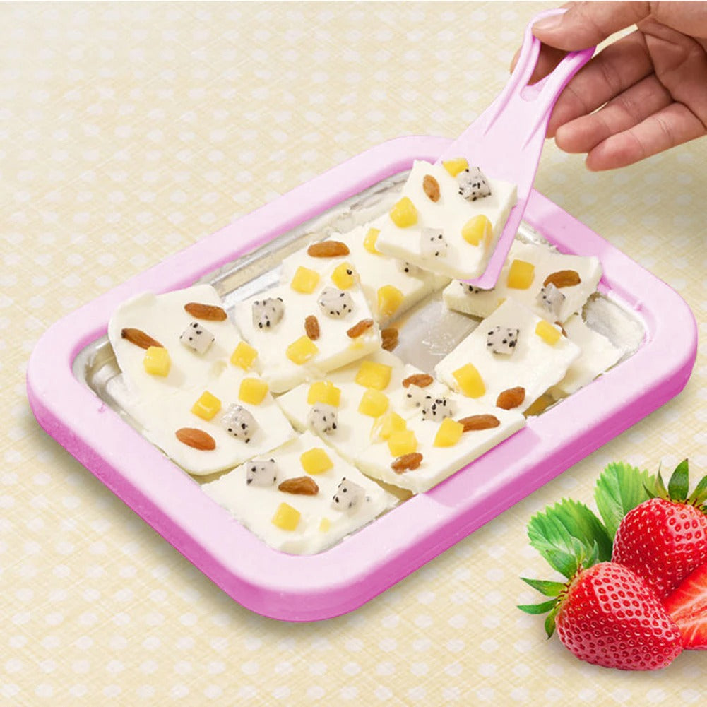 Machine à glace roulée pour yaourt glacé