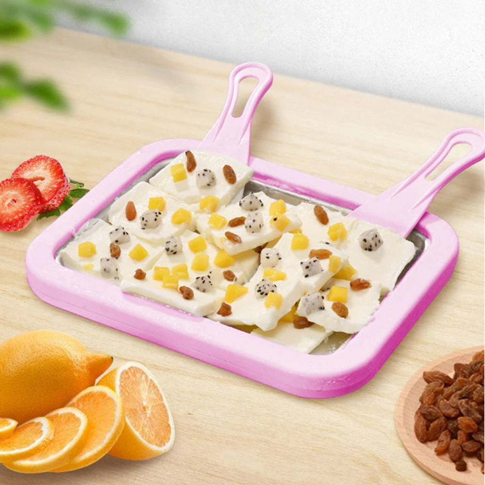 Machine à glace roulée pour yaourt glacé