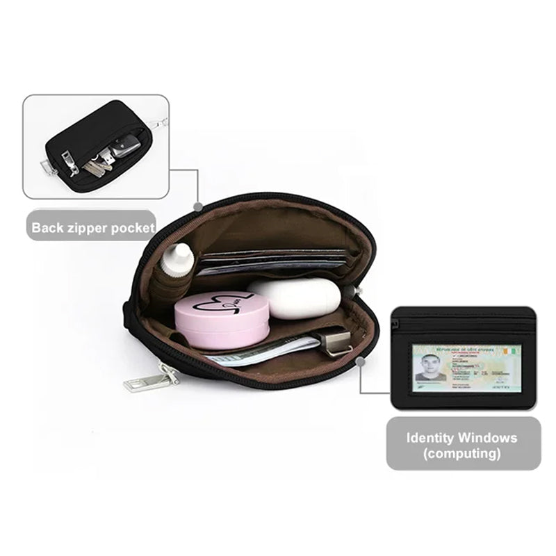 Portefeuille Élégant avec Dragonne pour Téléphone