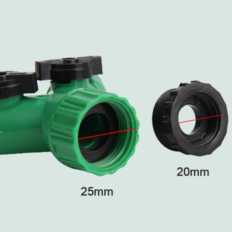 🚰 2 ACHETÉS = 1 OFFERT ! 🔥 Répartiteur de robinet à deux jets – Construction en laiton, étanche et compatible avec les tuyaux d'arrosage standard – idéal pour le jardin, la machine à laver ou l'arrosage simultané de deux appareils 🌿