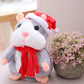 Peluche hamster parlante – répète tout ce que vous dites, remue la tête automatiquement ; un divertissement hilarant pour les enfants comme pour les adultes