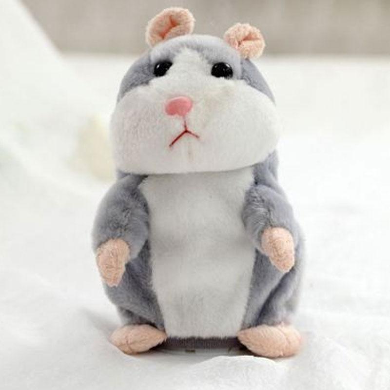 Peluche hamster parlante – répète tout ce que vous dites, remue la tête automatiquement ; un divertissement hilarant pour les enfants comme pour les adultes