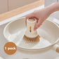 Ensemble de brosses à casseroles suspendues et rotatives