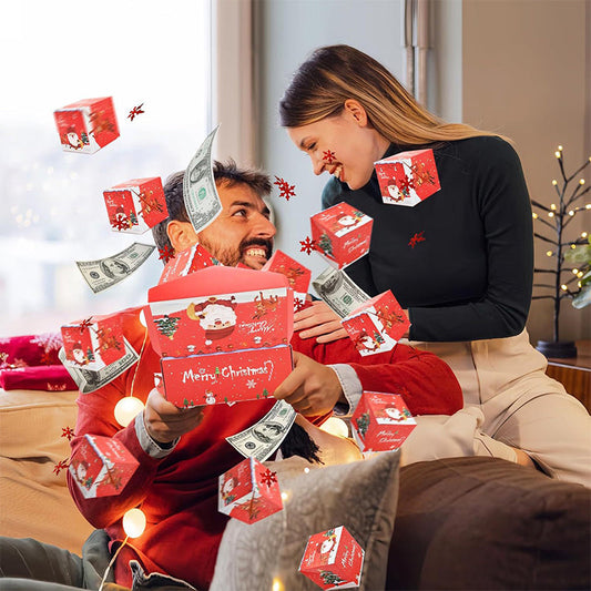 🎁Vente rapide 50% de réduction🎁Boîte-cadeau Surprise d'Explosion à Pop-up pour Argent