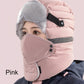 Bonnet chaud et coupe-vent pour femmes avec masque facial