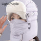 Bonnet chaud et coupe-vent pour femmes avec masque facial