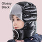 Bonnet chaud et coupe-vent pour femmes avec masque facial