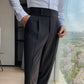 👖Nouveaux classiques 2025👔Pantalon décontracté droit uni pour homme
