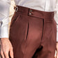 👖Nouveaux classiques 2025👔Pantalon décontracté droit uni pour homme