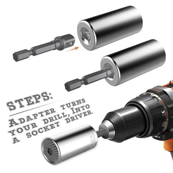 ⚙️ 50% DE RÉDUCTION !🔧 Jeu de douilles universelles en nid d’abeille – Tête multifonction, tiges en acier rétractables et formats variés
