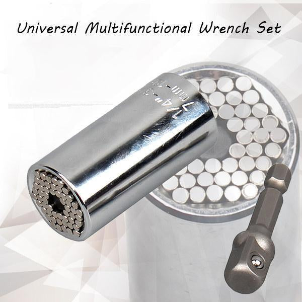 ⚙️ 50% DE RÉDUCTION !🔧 Jeu de douilles universelles en nid d’abeille – Tête multifonction, tiges en acier rétractables et formats variés