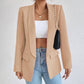 Veste de costume unie pour femme