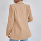 Veste de costume unie pour femme