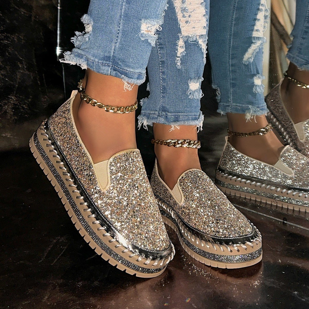 👟 62% DE RÉDUCTION! 🚶‍♀️ Chaussures Slip-On Décontractées pour Femme – Confortables, Légères & Faciles à Enfiler pour le Quotidien 🌸