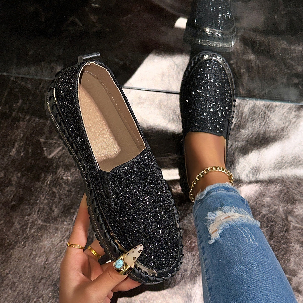 👟 62% DE RÉDUCTION! 🚶‍♀️ Chaussures Slip-On Décontractées pour Femme – Confortables, Légères & Faciles à Enfiler pour le Quotidien 🌸