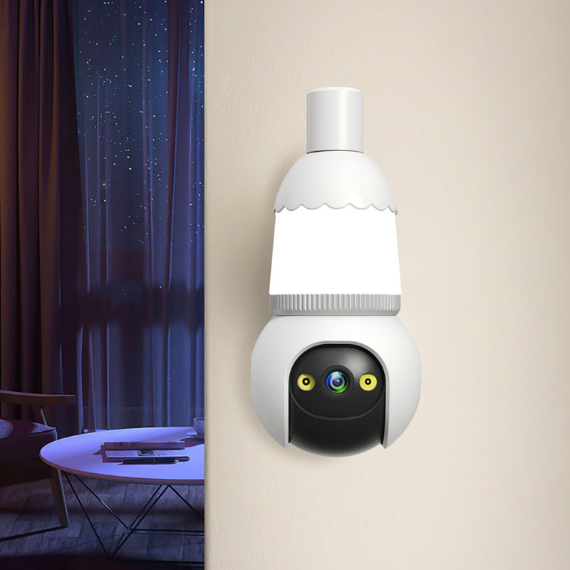 ✨Surveillance intelligente à 360° : caméra sans fil HD intégrée à une ampoule, contrôlable via une application et dotée d'une vision nocturne en couleur