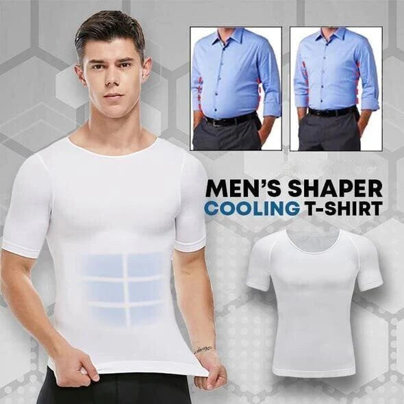 T-shirt amincissant avec technologie rafraîchissante pour hommes