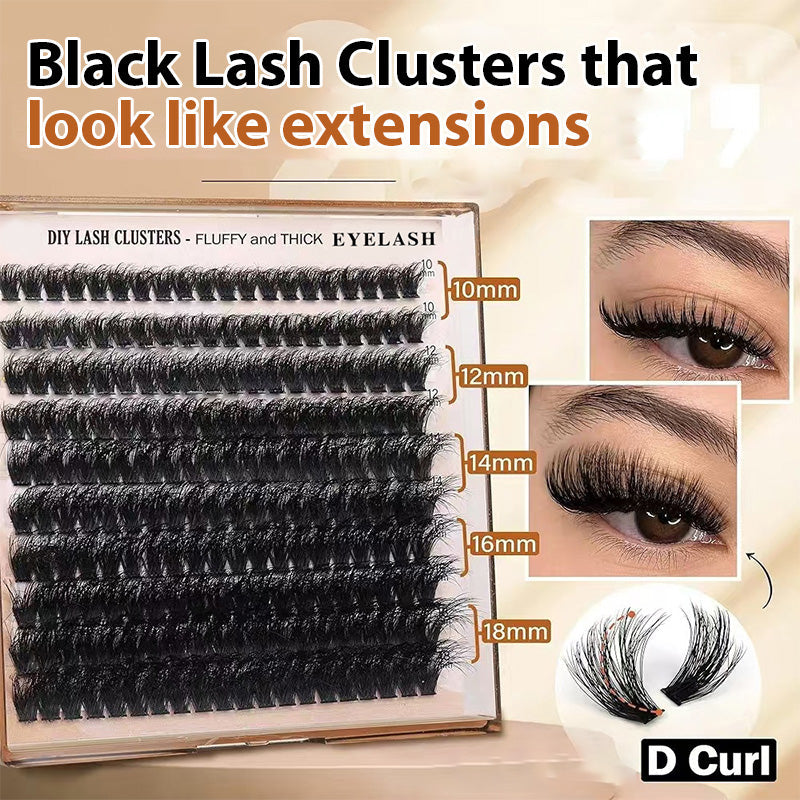 Faux cils bouclés et duveteux à faire soi-même