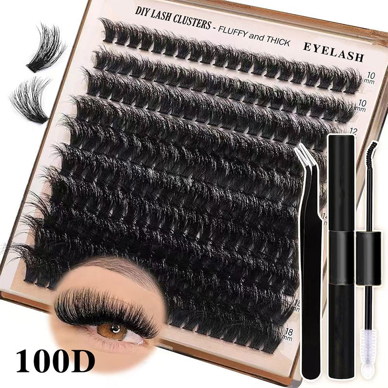 Faux cils bouclés et duveteux à faire soi-même