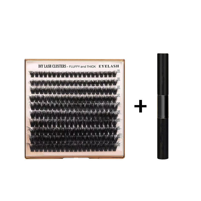 Faux cils bouclés et duveteux à faire soi-même