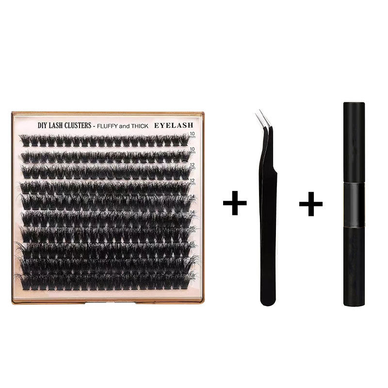 Faux cils bouclés et duveteux à faire soi-même