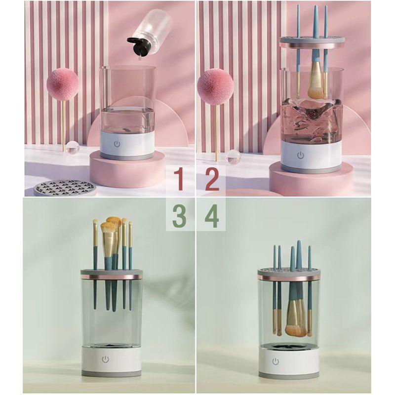 💕DERNIER JOUR DE SOLDES 39 % DE RÉDUCTION🧼Machine automatique pour nettoyer les pinceaux de maquillage🥰