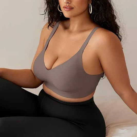 Soutien-gorge push-up confortable sans armatures et sans coutures pour femmes
