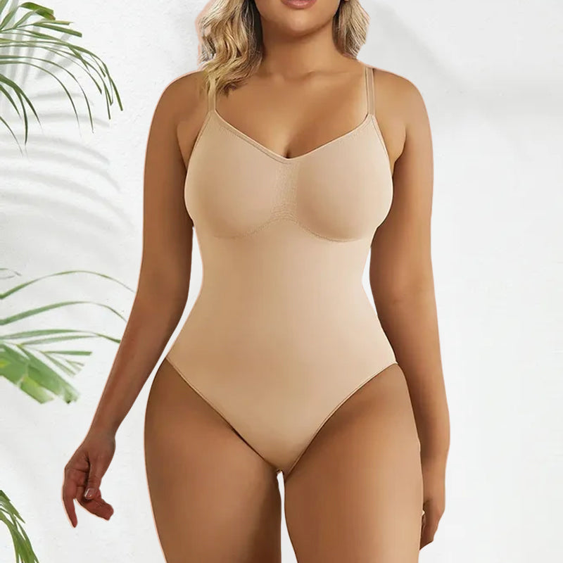 Body string gainant sans couture avec bretelles réglables