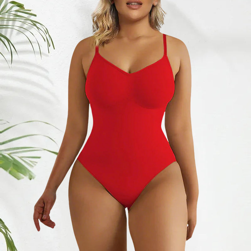 Body string gainant sans couture avec bretelles réglables