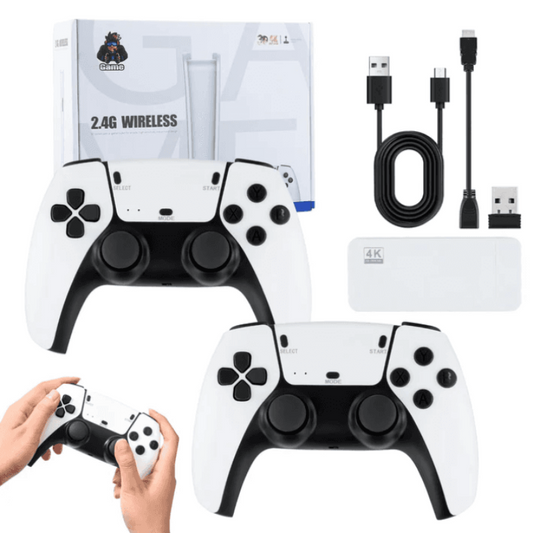 ⏳Réduction limitée de 50%🎁Bâtons de jeu double rétro noir et blanc pour la maison - Revivez l'époque des salles d'arcade