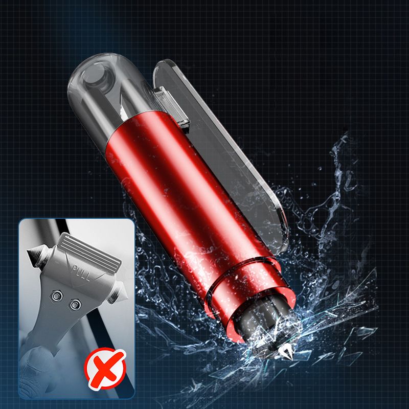 💎 50% DE RÉDUCTION ! 💎 Mini Outil d’Évacuation d’Urgence pour Voiture – Coupe-ceinture, Brise-glace & Lampe LED 🚨🚗