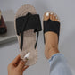 Tongs confortables et décontractées pour femme
