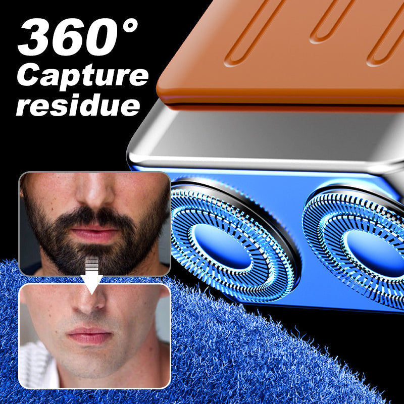 Rasoir électrique rotatif miniature portable pour hommes