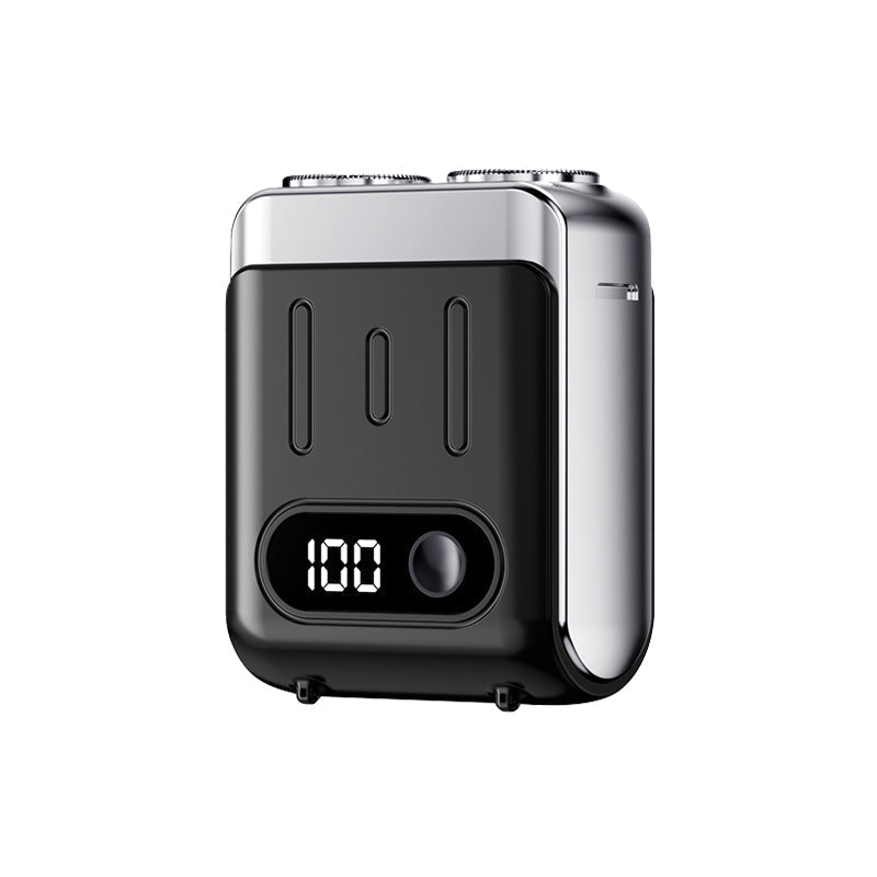 Rasoir électrique rotatif miniature portable pour hommes