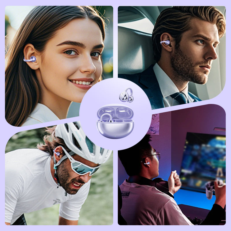 🎧 50% DE RÉDUCTION! 👂 Écouteurs Bluetooth 5.4 à pince ouverts – Confortables, conscience audio & légers – Idéaux pour le sport, le vélo & le bureau 🌿