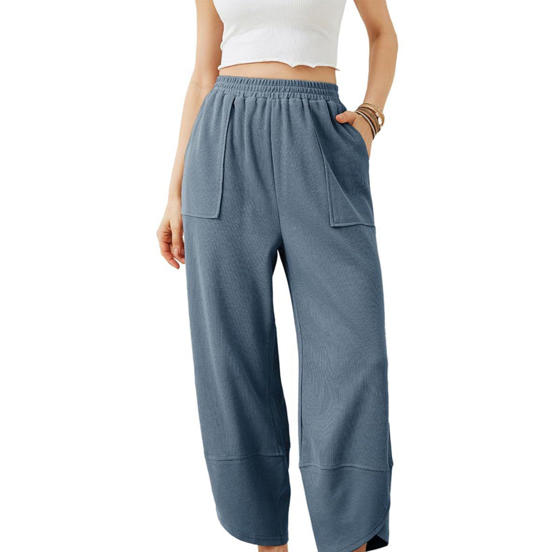 🎉Hot Sale 49% OFF🎉Pantalon décontracté à neuf points pour femme, très élastique et respirant 💕 ample et confortable 💕