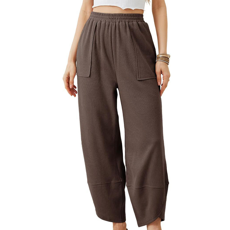 🎉Hot Sale 49% OFF🎉Pantalon décontracté à neuf points pour femme, très élastique et respirant 💕 ample et confortable 💕
