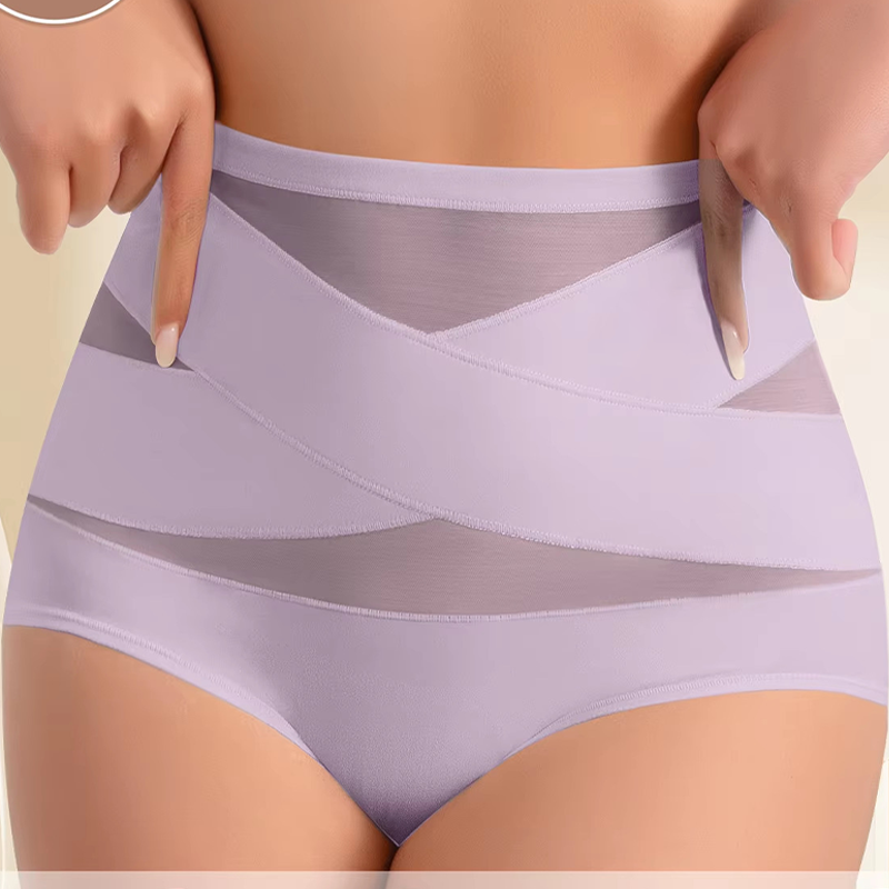 🌸✨Culotte gainante taille haute avec renfort à l'entrejambe pour grandes tailles