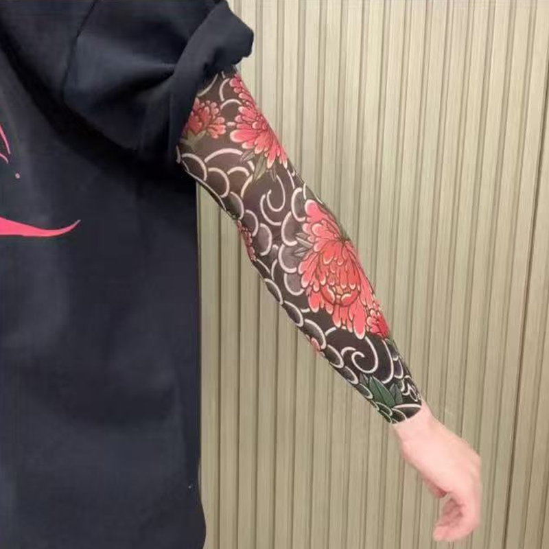 🔥 Nouvelle tendance incontournable ❤️‍🔥 Manchons tatouage ultra-fins anti-UV