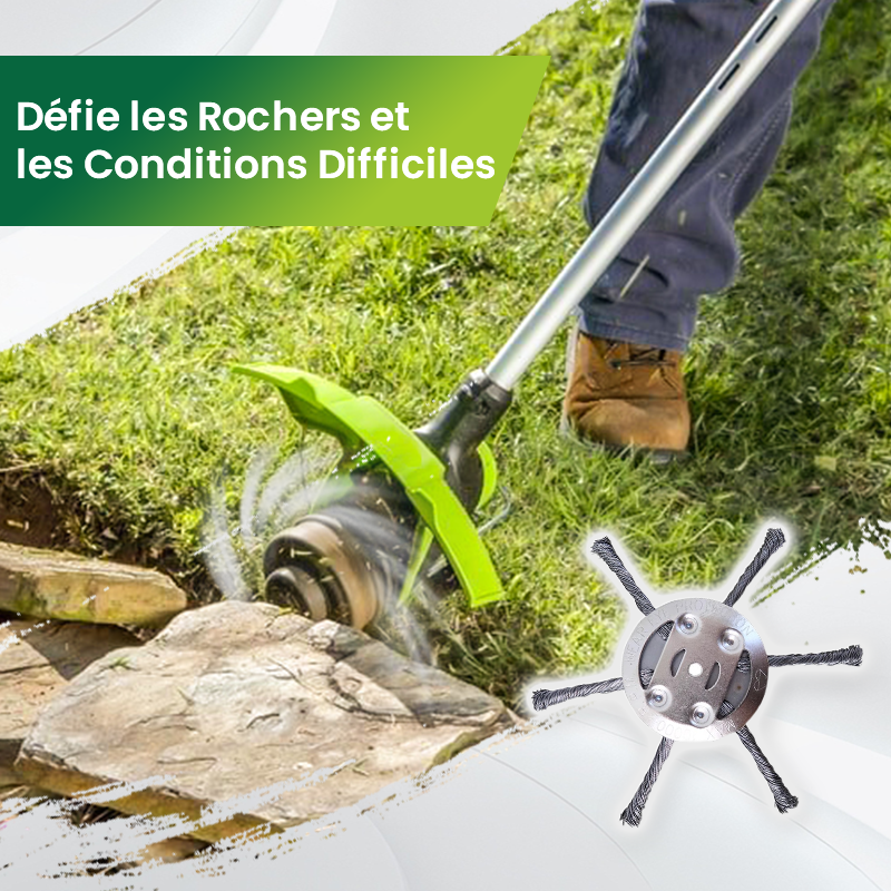 Tête de Remplacement pour Débroussailleuse