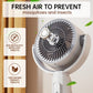 Ventilateur Télécommandé à Oscillation Automatique et Hauteur Réglable - Utilisation de bureau, sur pied ou au sol