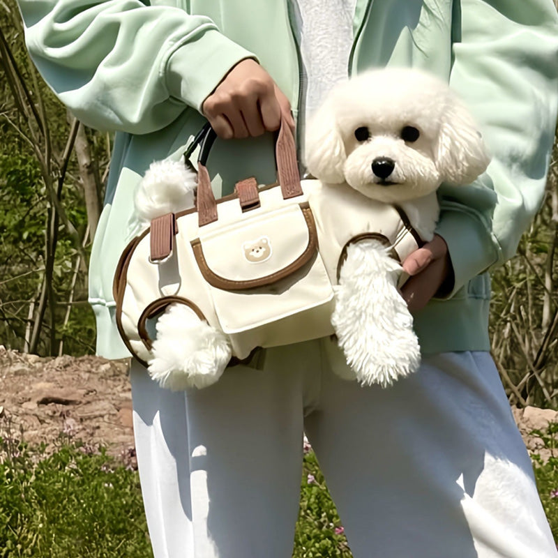 🐶Heißer Verkauf🎒 Tragbare, atmungsaktive 2-in-1-Haustiertragetasche – Tragetuch + Rucksack | Überall und jederzeit!
