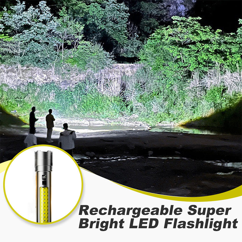 🔥‑50% de réduction ! Lampe torche LED rechargeable ultra-puissante 🔦 Longue portée, étanche, compacte pour tous vos déplacements ✨