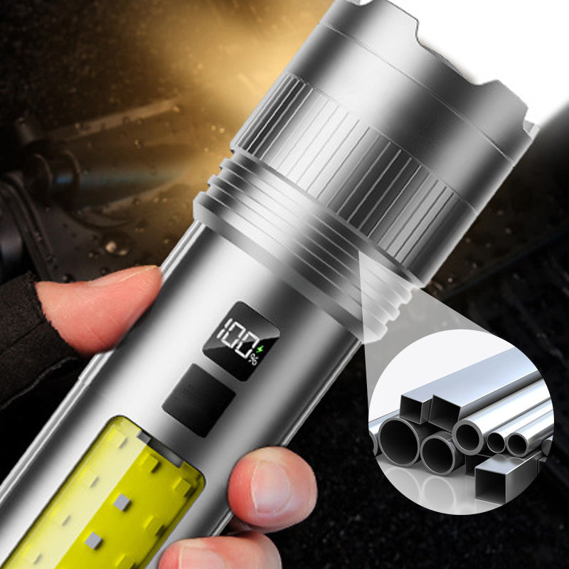 🔥‑50% de réduction ! Lampe torche LED rechargeable ultra-puissante 🔦 Longue portée, étanche, compacte pour tous vos déplacements ✨