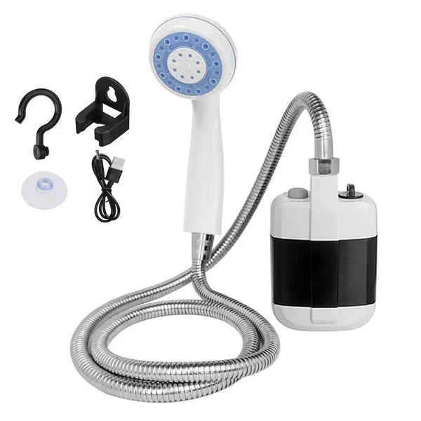 🚿 Douche de Camping Portable – Débit Réglable & Nettoyage Facile en Plein Air !